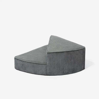 Cosy Corduroy Joint-Friendly Removable Spiral Pet Steps - CreamyStep