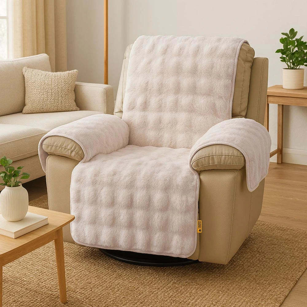 Water-resistant Fluffy Soft Furniture Protector Sofa Cover-EverDry
