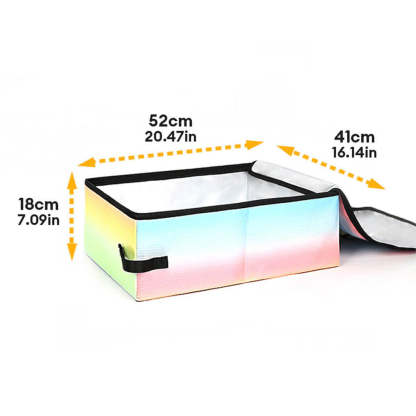 Portable Foldable Waterproof Aluminium Foil Cat Litter Box