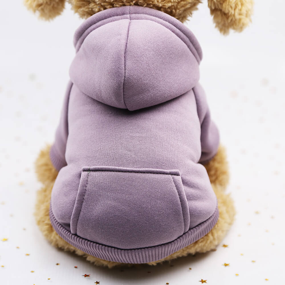 Autumn and Winter Pocket Sweatshirt Double Legs Sports Style Multicolour Pet Dog Clothes-FunnyFuzzy