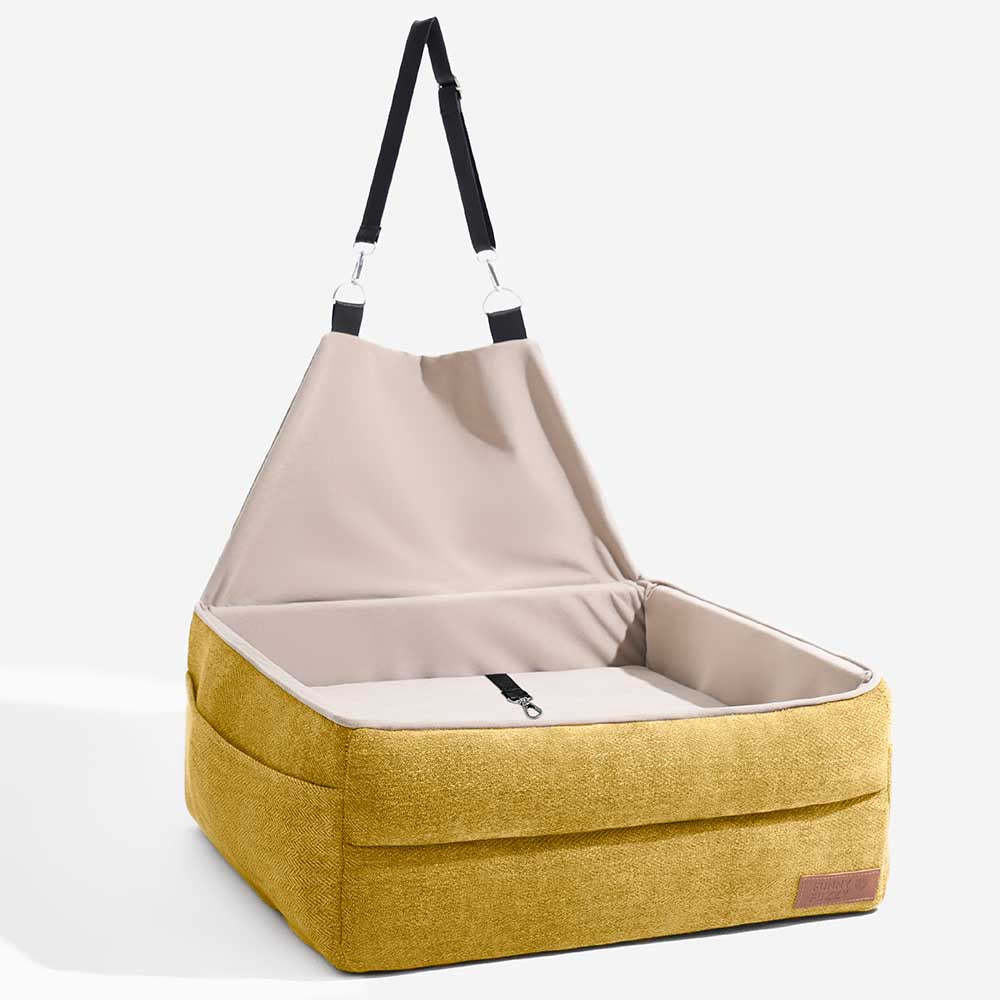Travel Safety Seat Thickened Elevated Dog Car Seat Bed