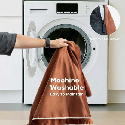 Deluxe Silk Velvet Removable Bolster Orthopaedic Dog Bed With Pillow - RegalRest