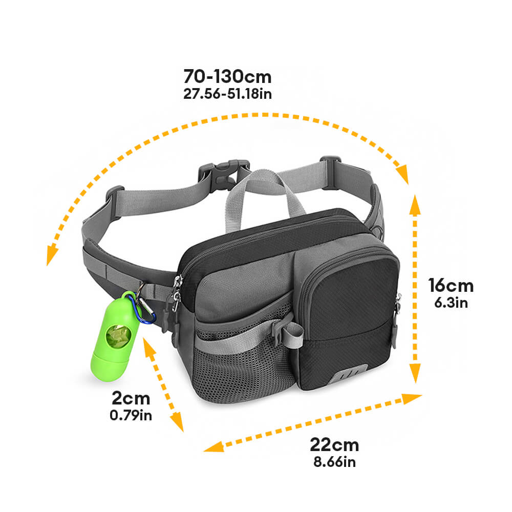 Outdoor Waterproof 3 in 1 Multi-Function Lead Dog Training Waist Bag Set