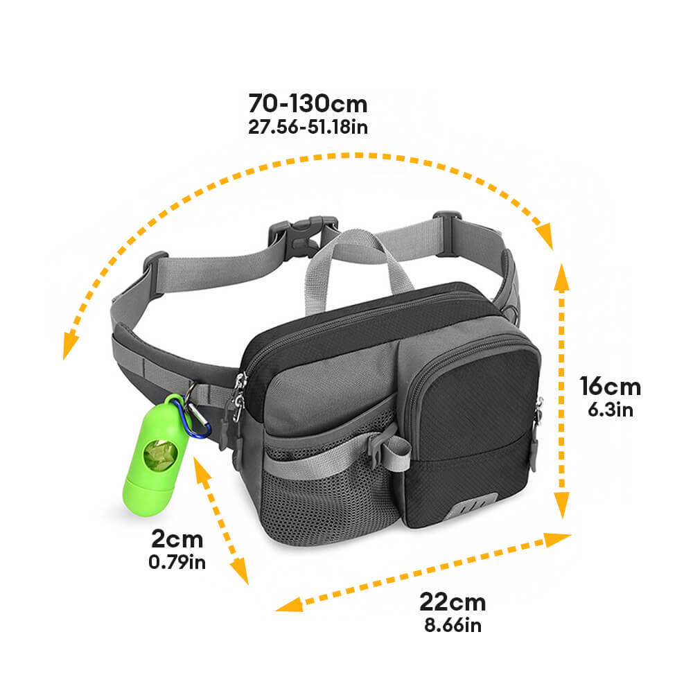 Outdoor Waterproof 3 in 1 Multi-Function Lead Dog Training Waist Bag Set