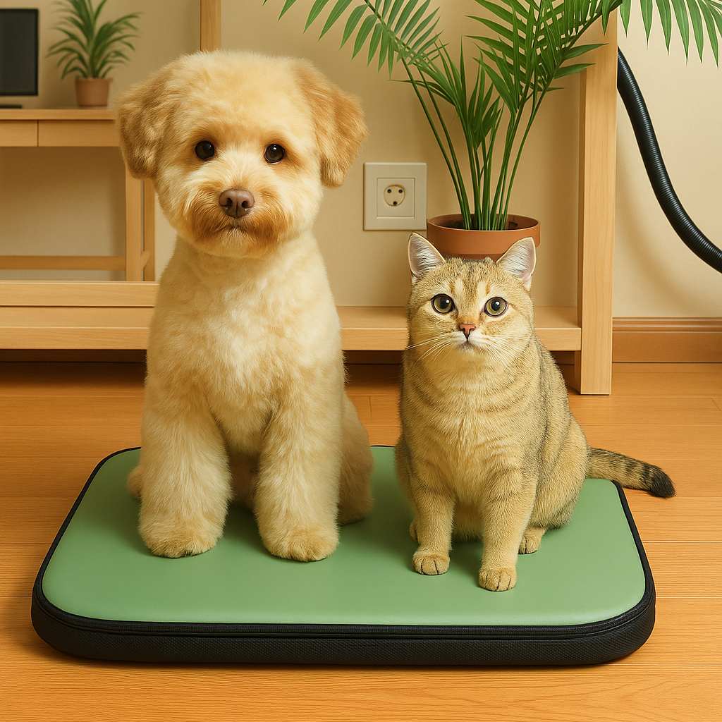 Modern Faux Leather Waterproof Odour-Blocking Hair-Resistant Dog Mat