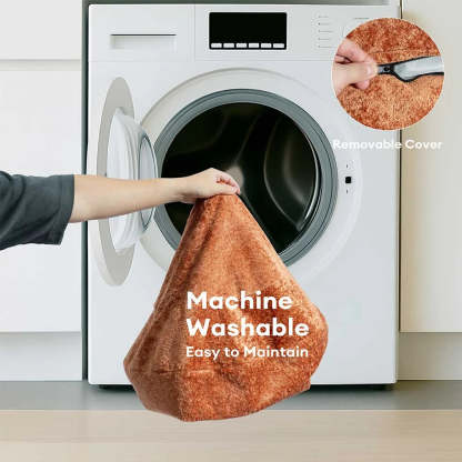 Luxe Diamond Velvet Removable Orthopaedic Donut Dog Bed With Pillow - DreamNest