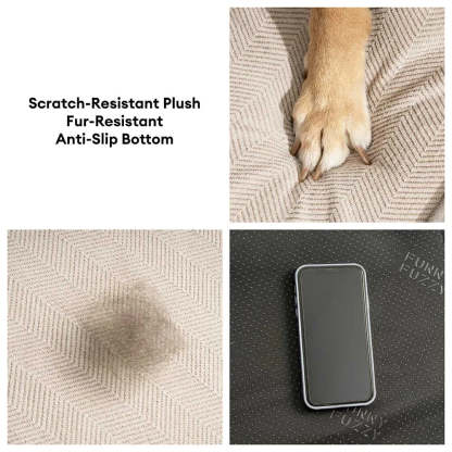 Chenille Extra Wide Non-Slip Removable Sponge Pet Steps - SafeRamp