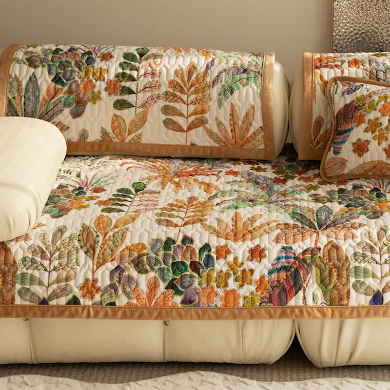 Tropical Rainforest Anti-Scratch Protective Mat Sofa Cover