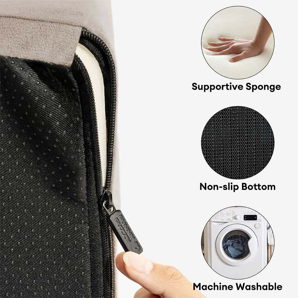 Chenille Extra Wide Non-Slip Removable Sponge Pet Steps - SafeRamp