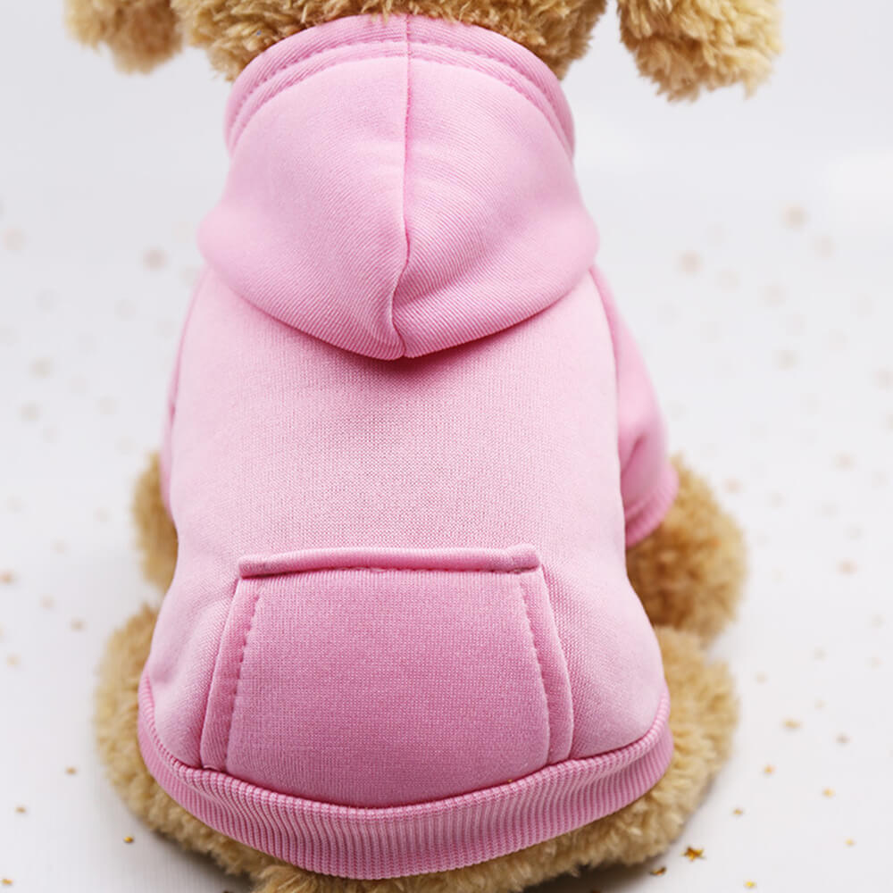 Autumn and Winter Pocket Sweatshirt Double Legs Sports Style Multicolour Pet Dog Clothes-FunnyFuzzy