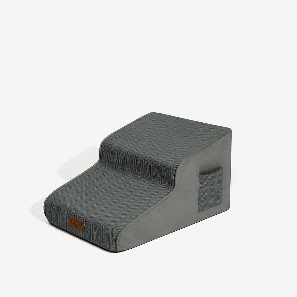 Chenille Extra Wide Non-Slip Removable Sponge Pet Steps - SafeRamp