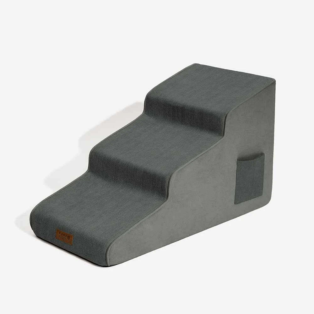 Chenille Extra Wide Non-Slip Removable Sponge Pet Steps - SafeRamp