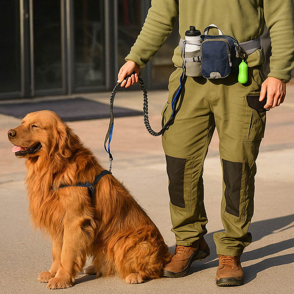 Outdoor Waterproof 3 in 1 Multi-Function Lead Dog Training Waist Bag Set