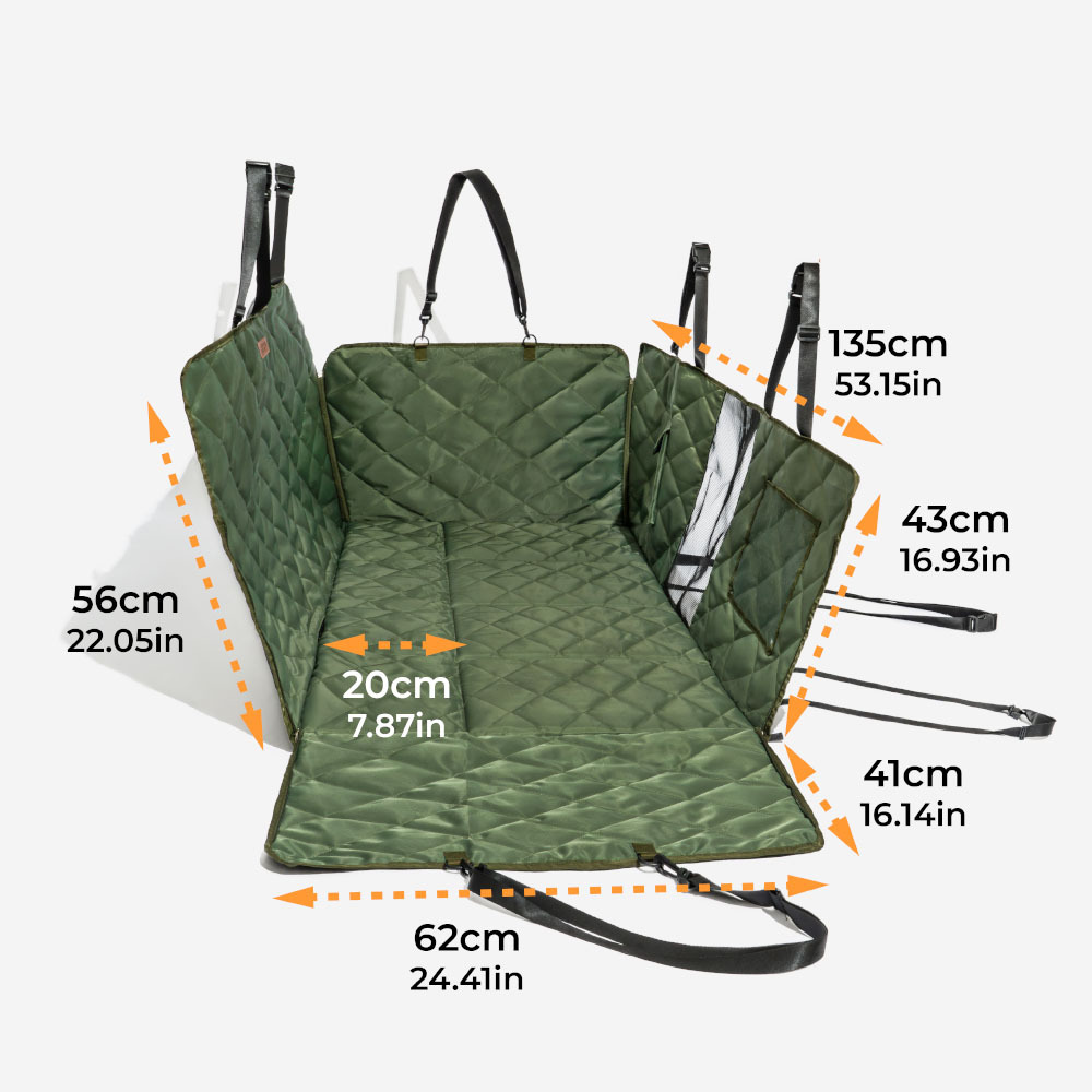 Mobile Bedroom Extra-Large Full Coverage Dog Back Seat Extender - Ideal for Travel & Camping-FunnyFuzzy