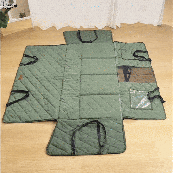 Mobile Bedroom Extra-Large Full Coverage Dog Back Seat Extender - Ideal for Travel & Camping-FunnyFuzzy