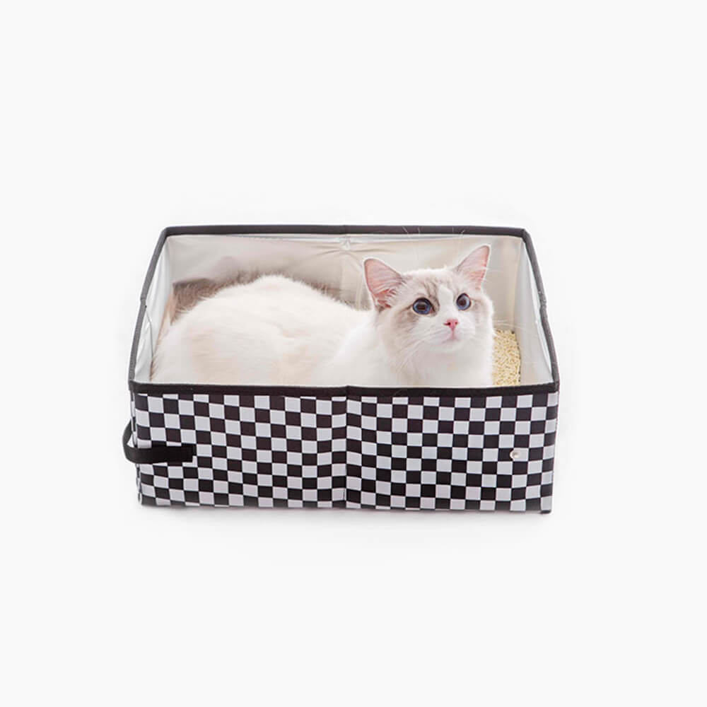 Portable Foldable Waterproof Aluminium Foil Cat Litter Box