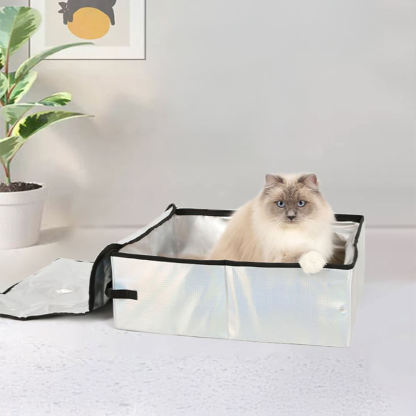 Portable Foldable Waterproof Aluminium Foil Cat Litter Box