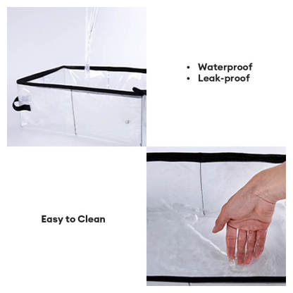 Portable Foldable Waterproof Aluminium Foil Cat Litter Box