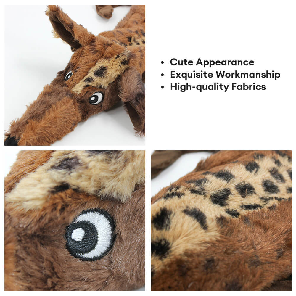 Plush Animal Interactive Squeaky Durable Chew Dog Toy