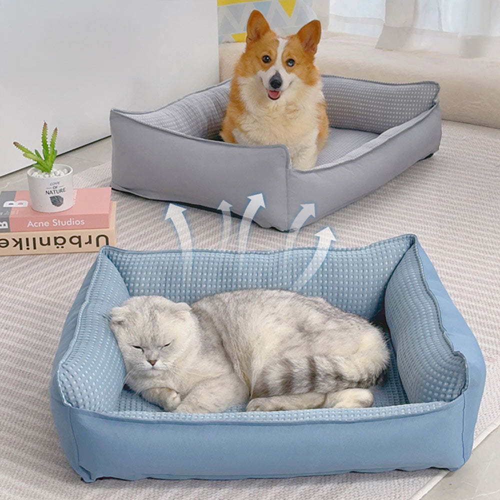 Fluffy Breathable Cooling Washable Dog Sofa Bed