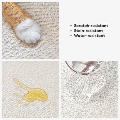 Waterproof Teddy Fleece Non-Slip Straight Sofa Cover