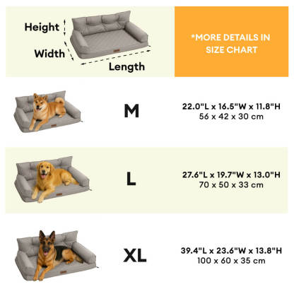 Luxe Faux Leather Foldable Orthopaedic Large Dog Bed - CoreLounge