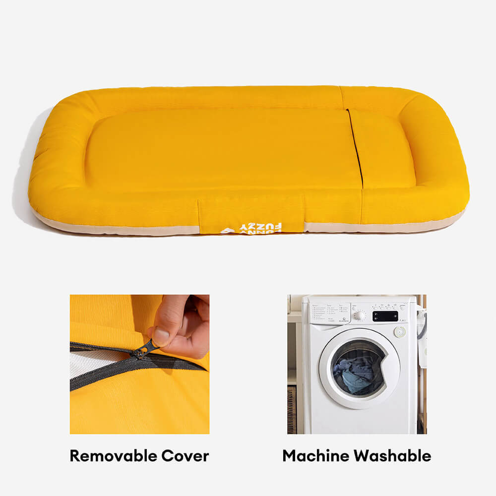 Outdoor Waterproof & Scratch-Resistant Color-Blocked Orthopedic Dog Mat - Trek Lounge