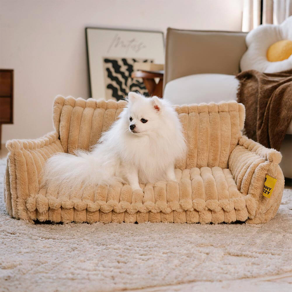 Large Washable Fluffy Orthopaedic Soft Dog Sofa Bed-Snoozy Dream
