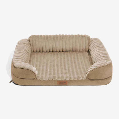 Fluffy Plush Orthopaedic Washable Bolster Dog Bed - ComfyPaws