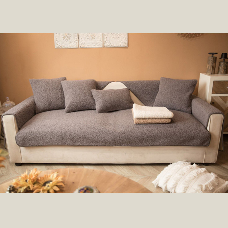 Ultrasoft Sherpa Fleece Warm Non-Slip Sofa Cover