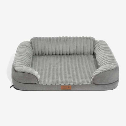 Fluffy Plush Orthopaedic Washable Bolster Dog Bed - ComfyPaws