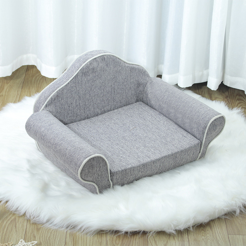 Foldable Pet Sofa Bed Soft Dog Lounger Bed