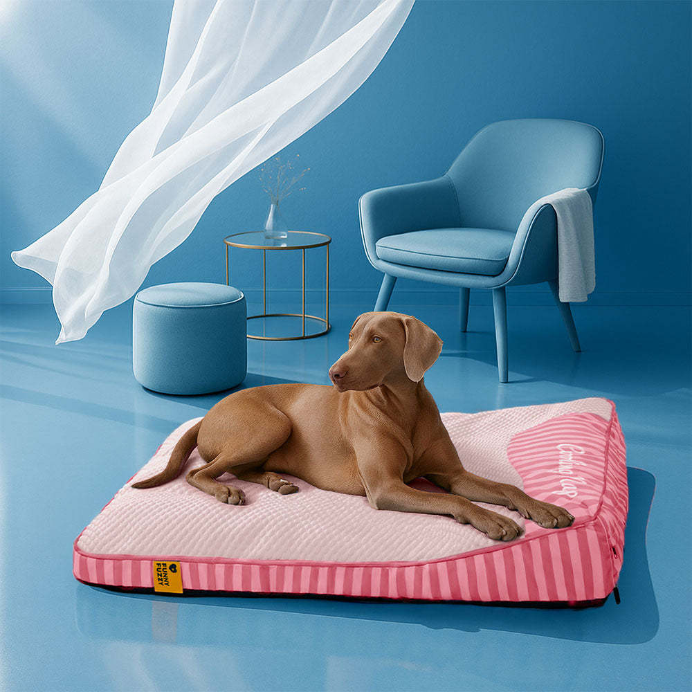 Extra Large Cooling Washable Rectangle Orthopaedic Dog Bed - Cooling Nap
