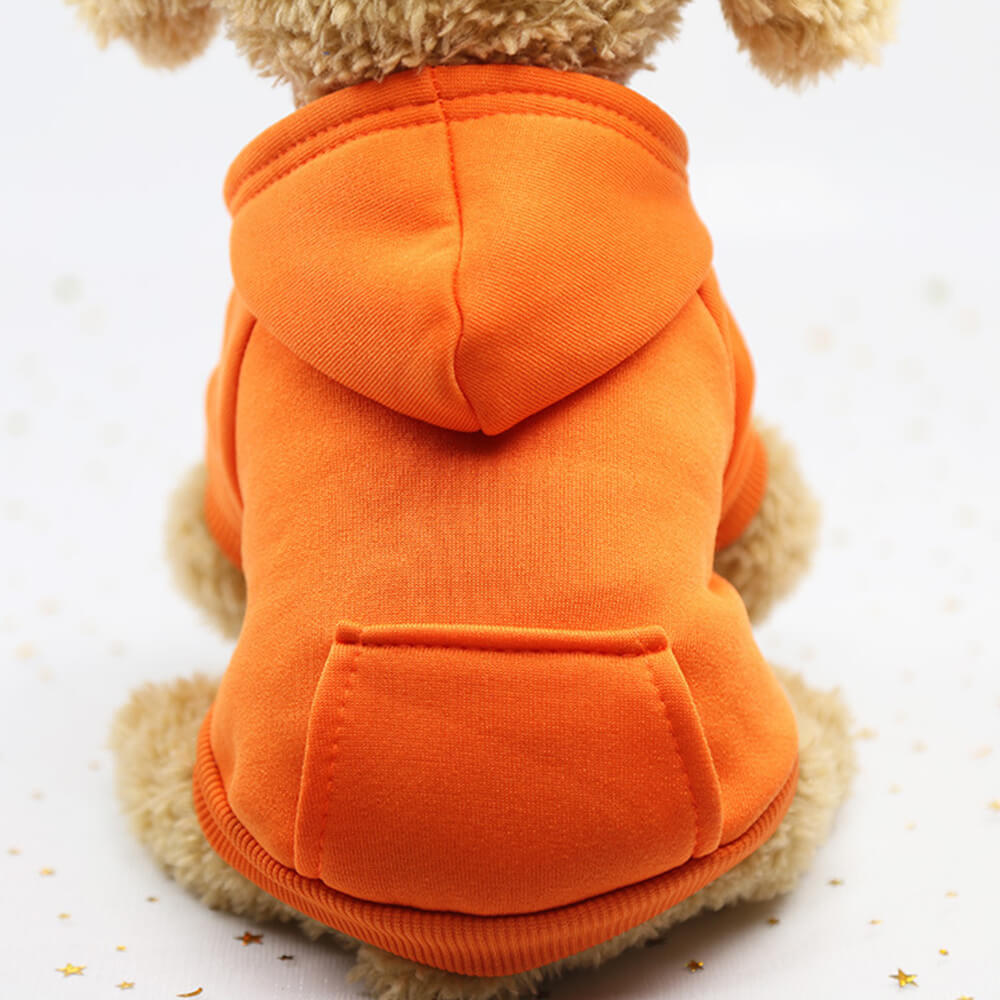 Autumn and Winter Pocket Sweatshirt Double Legs Sports Style Multicolour Pet Dog Clothes-FunnyFuzzy