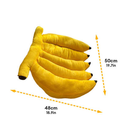 Soft and Adorable Pet Nest Banana Dog Bed