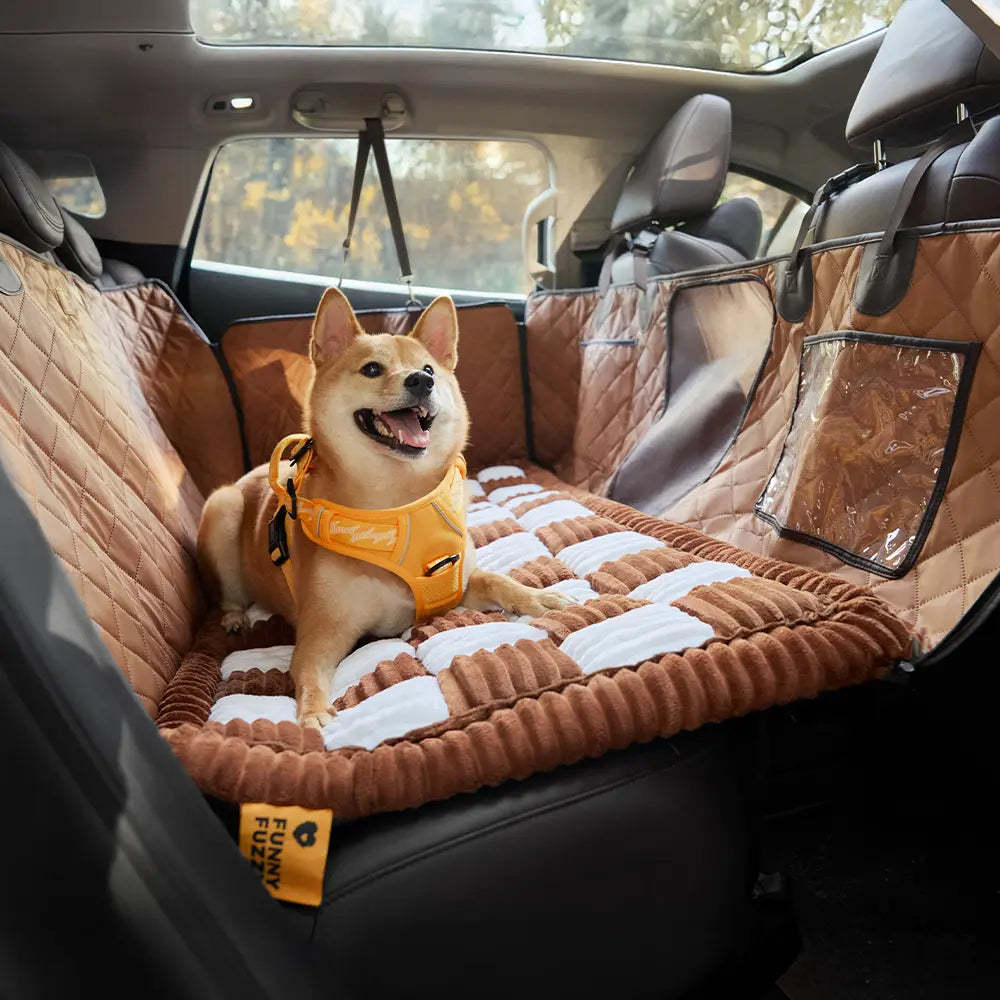 Premium Faux Leather Multi-Use Water-repellent Car Dog Seat Cover - RideProtector