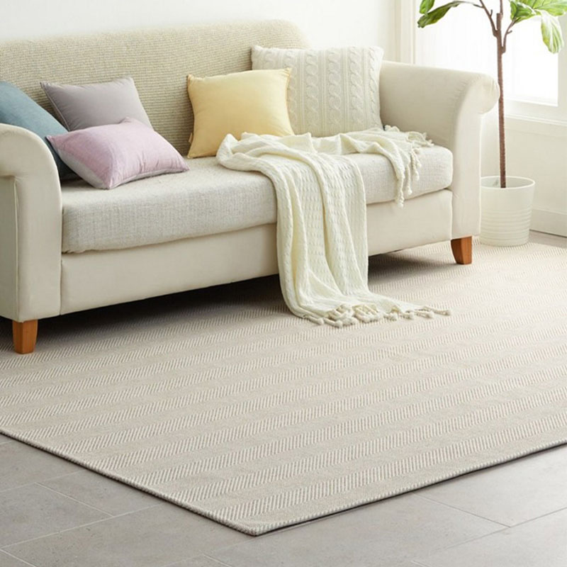 Anti-scratch Living Room Rug Herringbone Pet Carpet