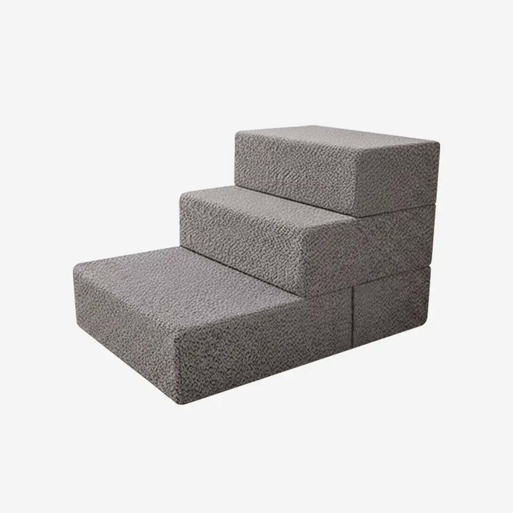 Chenille Durable Scratch-Resistant Foldable Blocks Multi-Level Dog Steps