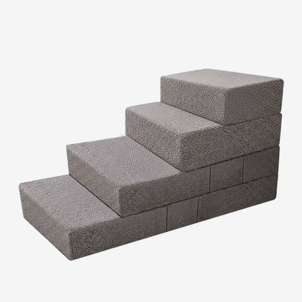 Chenille Durable Scratch-Resistant Foldable Blocks Multi-Level Dog Steps