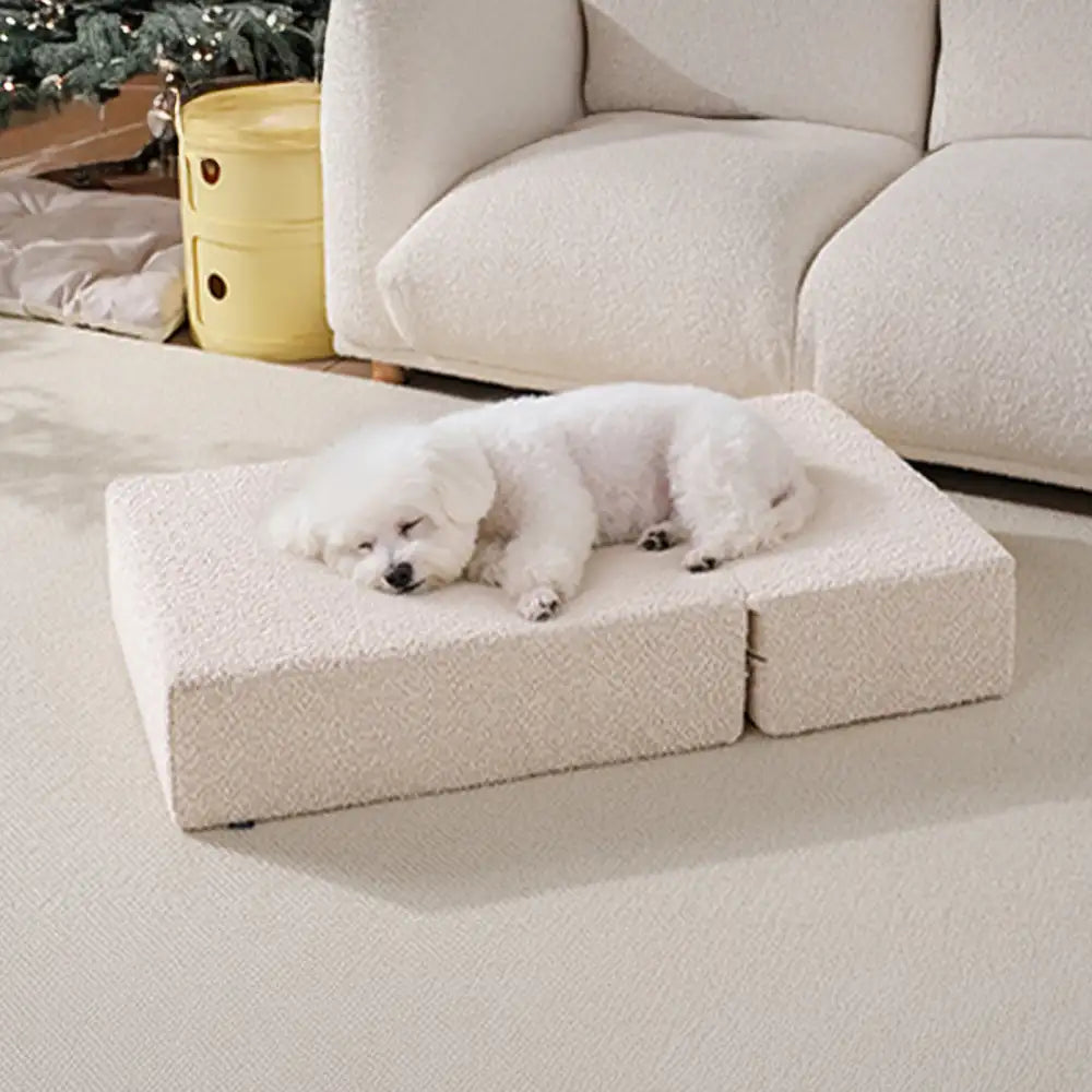 Chenille Durable Scratch-Resistant Foldable Blocks Multi-Level Dog Steps