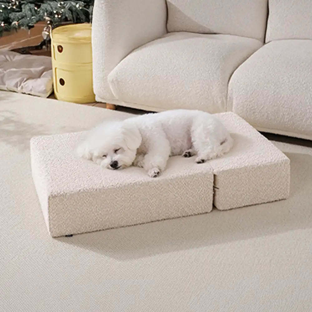 Chenille Durable Scratch-Resistant Foldable Blocks Multi-Level Dog Steps