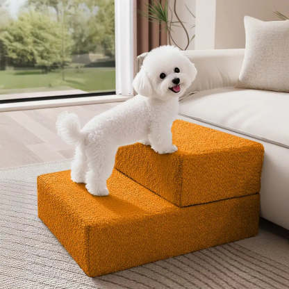 Chenille Durable Scratch-Resistant Foldable Blocks Multi-Level Dog Steps