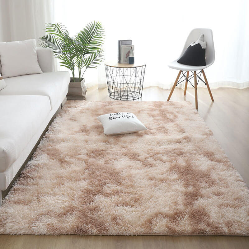 Chic Cosy Plush Tie-Dye Homes Rug Pet Mat