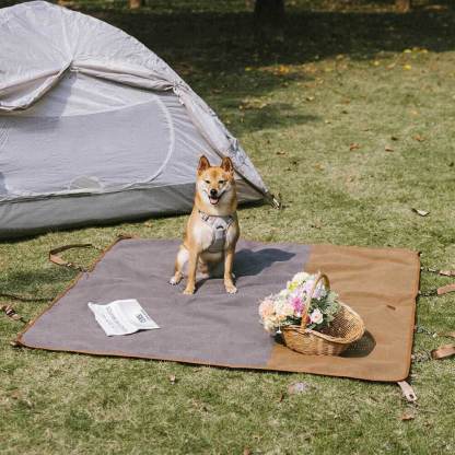 Classic Retro -Waterproof Camping & Car Dual-Use Back Seat Cover
