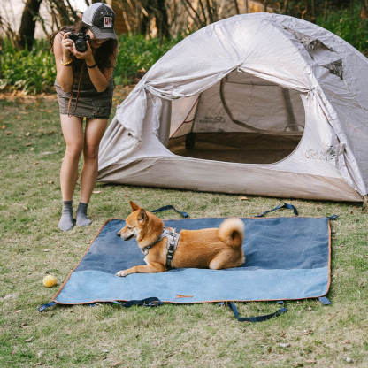 Classic Retro -Waterproof Camping & Car Dual-Use Back Seat Cover