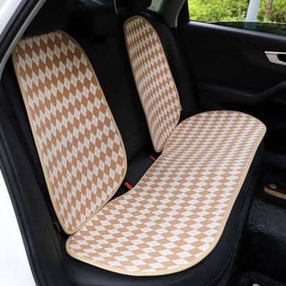 Classic Rhombus Colour Matching Wear-resistant Human Dog Car Seat Cover
