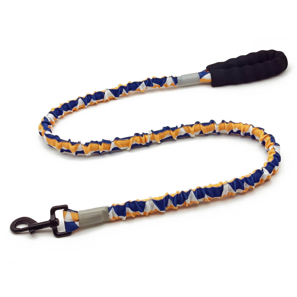 Colourful High Elasticity Traction Rope Large Dog Leash And Collar
