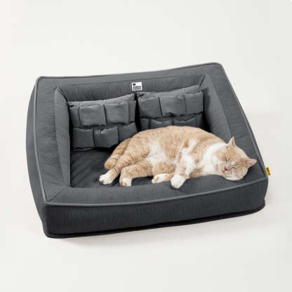 Comfort Orthopaedic Support Dog Sofa Bed with Pillows