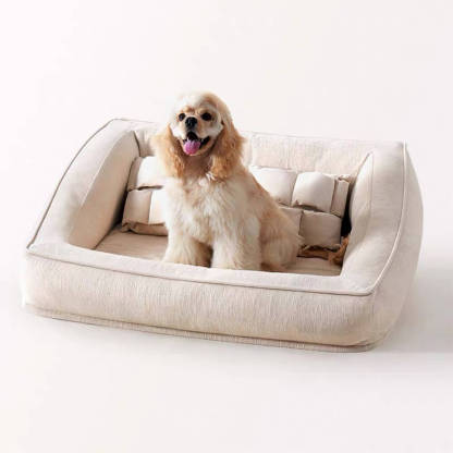 Comfort Orthopaedic Support Dog Sofa Bed with Pillows