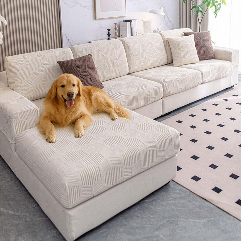 Honeycomb Pattern Waterproof Stretch Full-Cover Magic Couch Cover